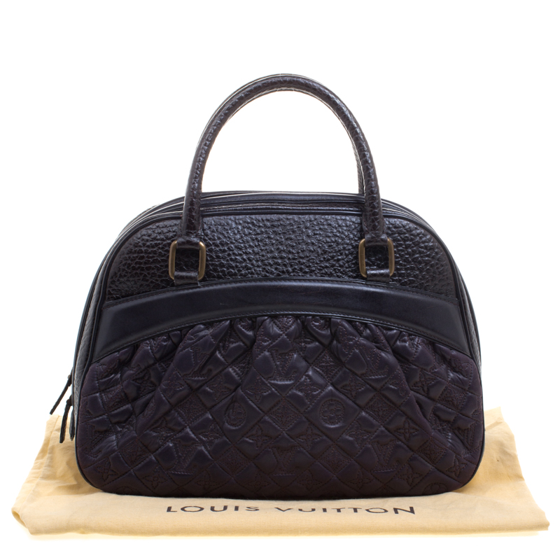 Louis Vuitton Dark Brown/Purple Monogram Leather Limited Edition Mizi Vienna Bag Louis Vuitton | TLC
