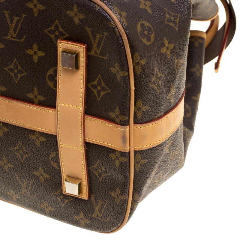 Louis Vuitton Classic Monogram Canvas and Rubis Leather Neo Bucket, Lot  #75053