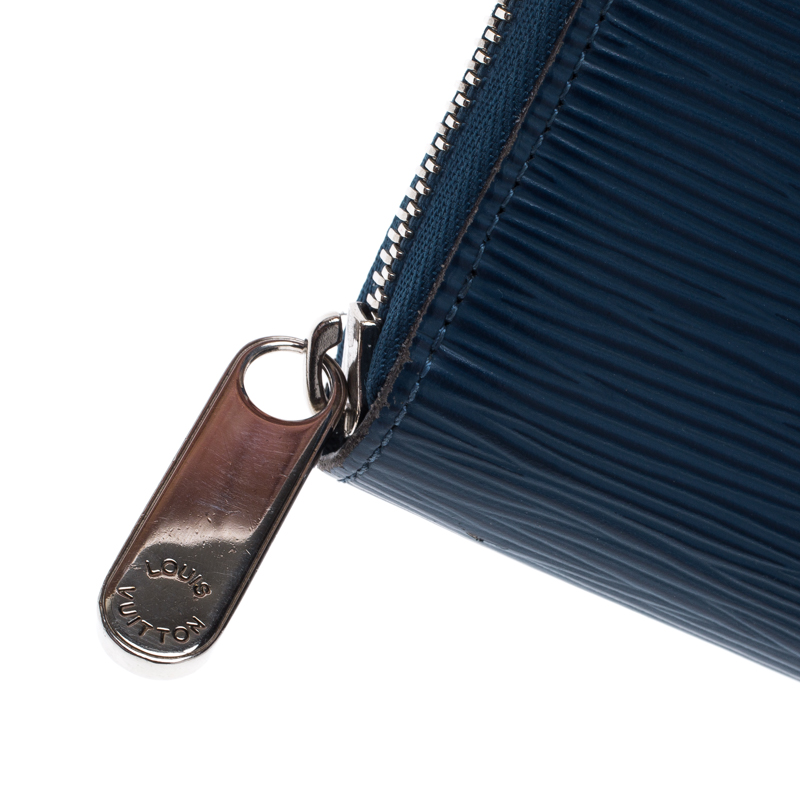Louis Vuitton Cyan Epi Leather Zippy Wallet Louis Vuitton | TLC