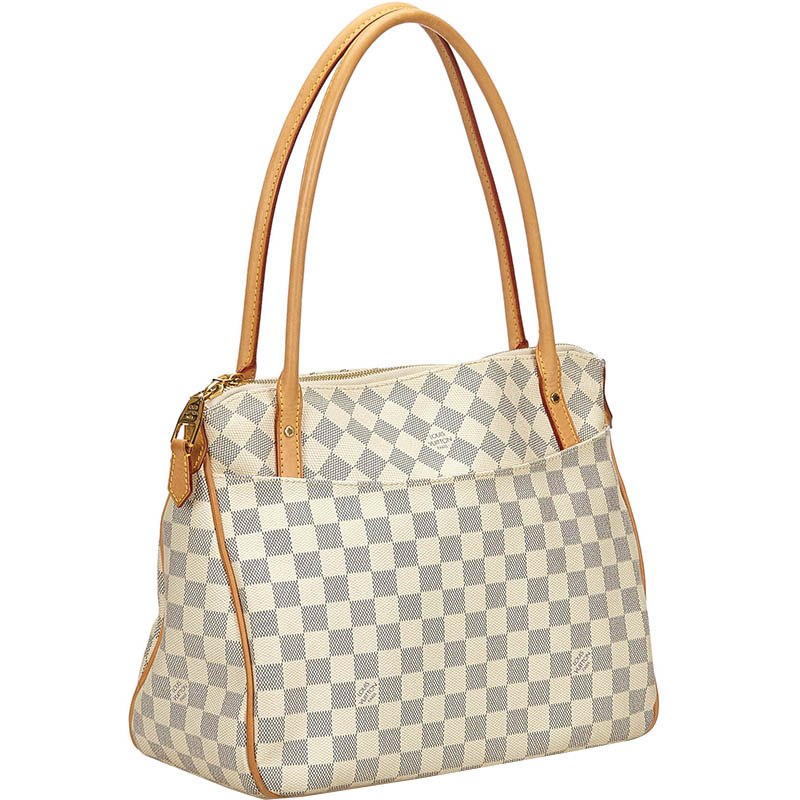 

Louis Vuitton Damier Azur Canvas Figheri PM Tote Bag, Blue