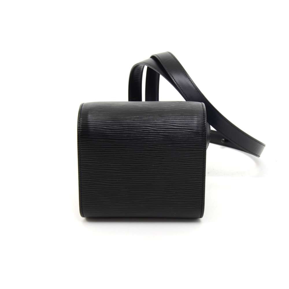 Sac Louis Vuitton Minuit en cuir épi noir