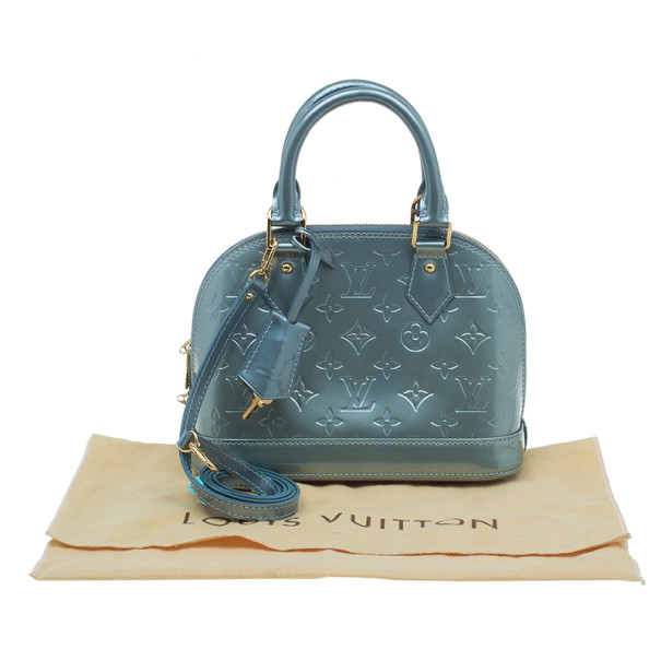 Louis Vuitton // Bleu Lagon Vernis BB Alma Handbag – VSP Consignment