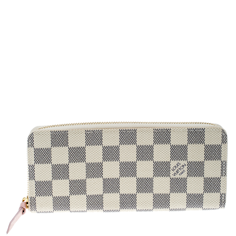 Pre Owned محفظة لوي فيتون كانفاس دامييه أزور بسحاب