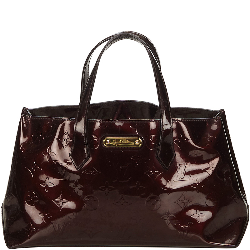 Pre Owned Louis Vuitton Vernis Wilshire PM Everyday Bag