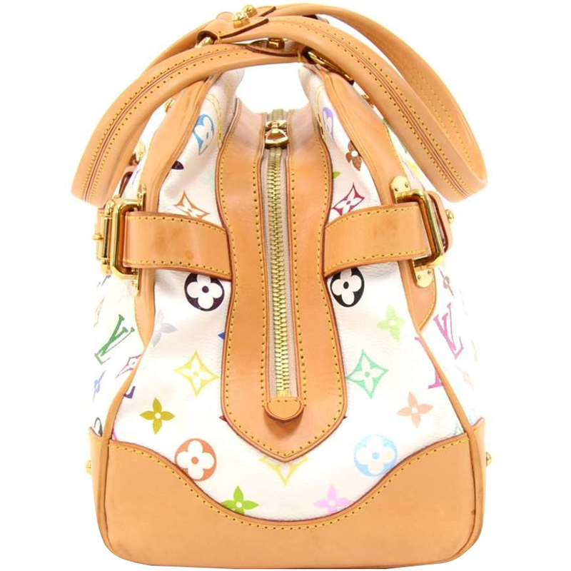 

Louis Vuitton White Monogram Multicolore Claudia Bag