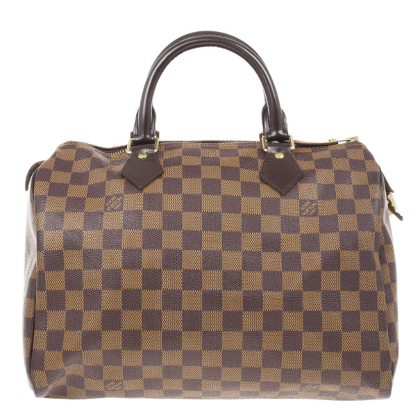 Pre Owned Louis Vuitton Damier Ebene Speedy 30