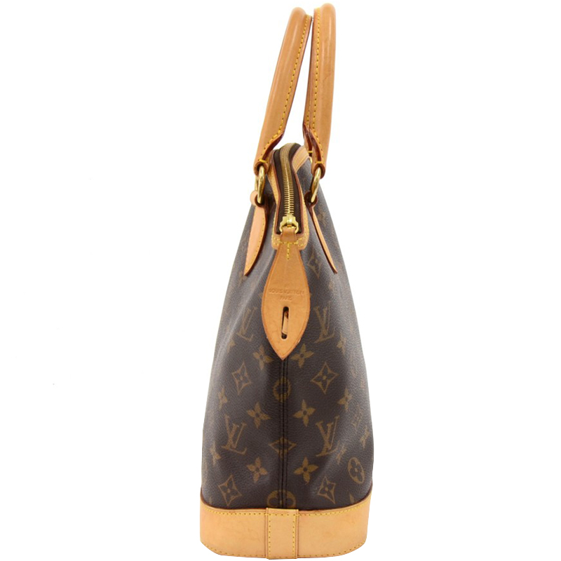 

Louis Vuitton Monogram Canvas Lockit PM Bag, Brown