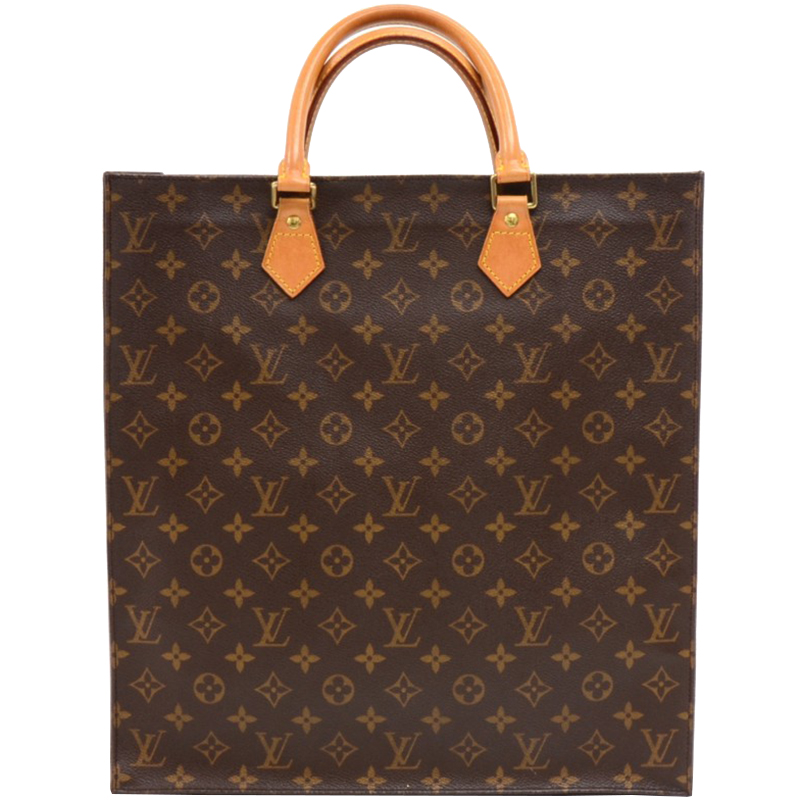 Pre Owned Louis Vuitton Monogram Canvas Sac Plat Bag