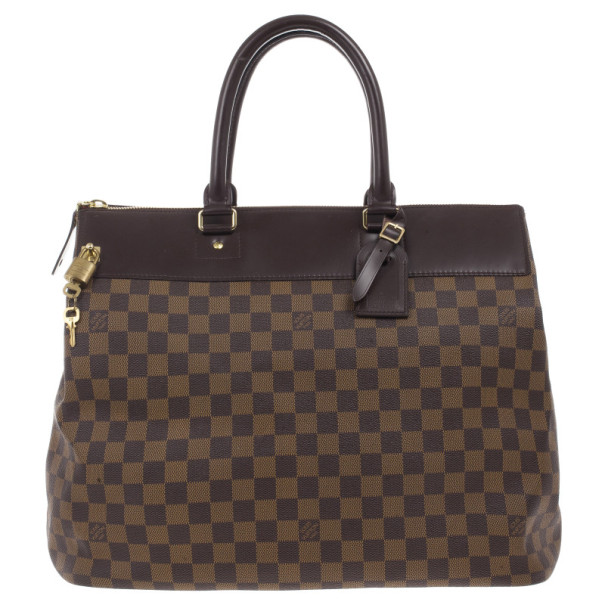 Pre Owned Louis Vuitton Damier Ebene Greenwich PM