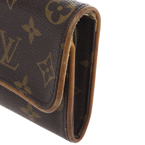 RvceShops Revival, Brown Louis Vuitton Monogram Pochette Twin PM Lune Bag