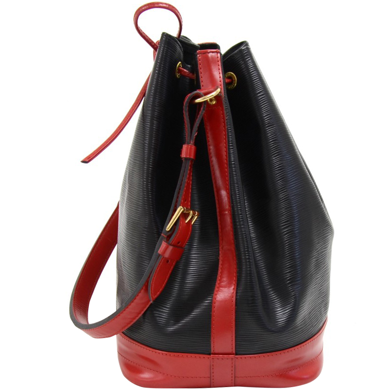 

Louis Vuitton Bicolor Epi Leather Noe Bag, Black