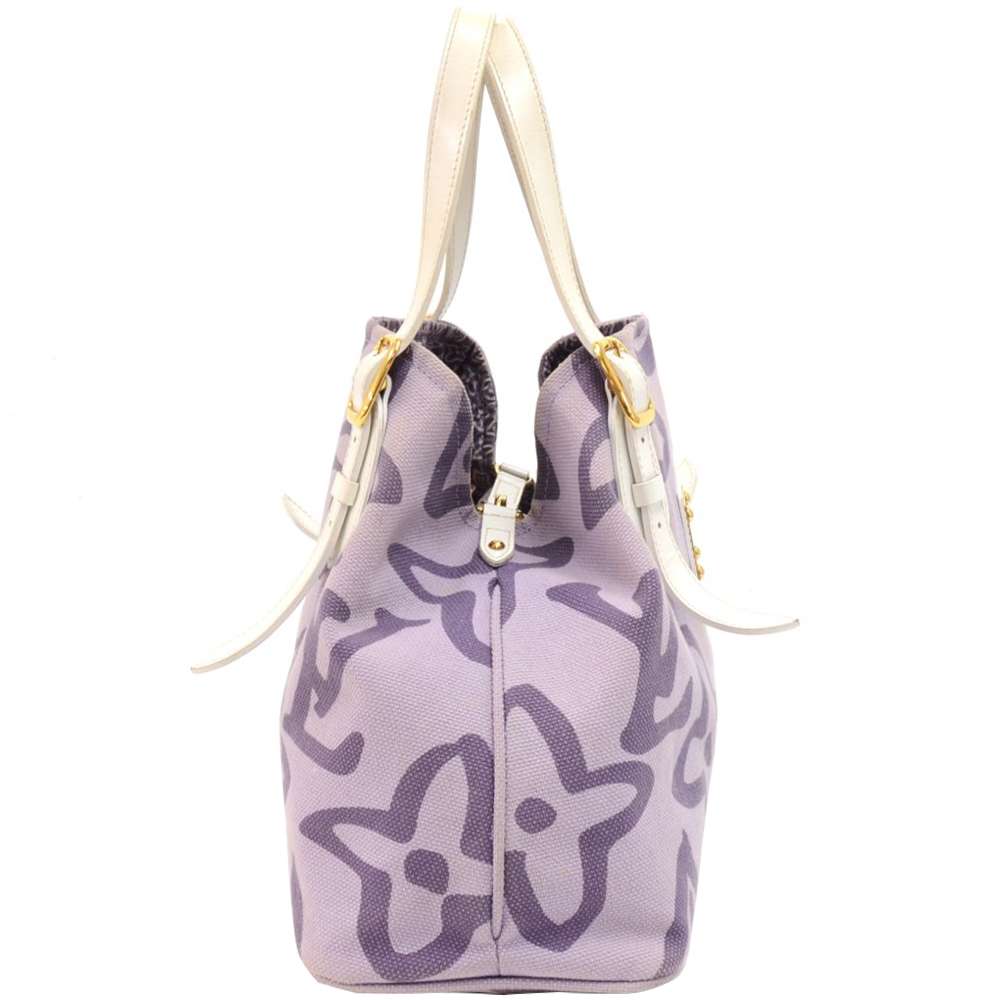 

Louis Vuitton Lilac Canvas Limited Edition Tahitienne Cabas PM Bag, Purple