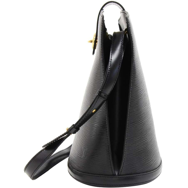 

Louis Vuitton Noir Epi Leather Cluny Bag, Black