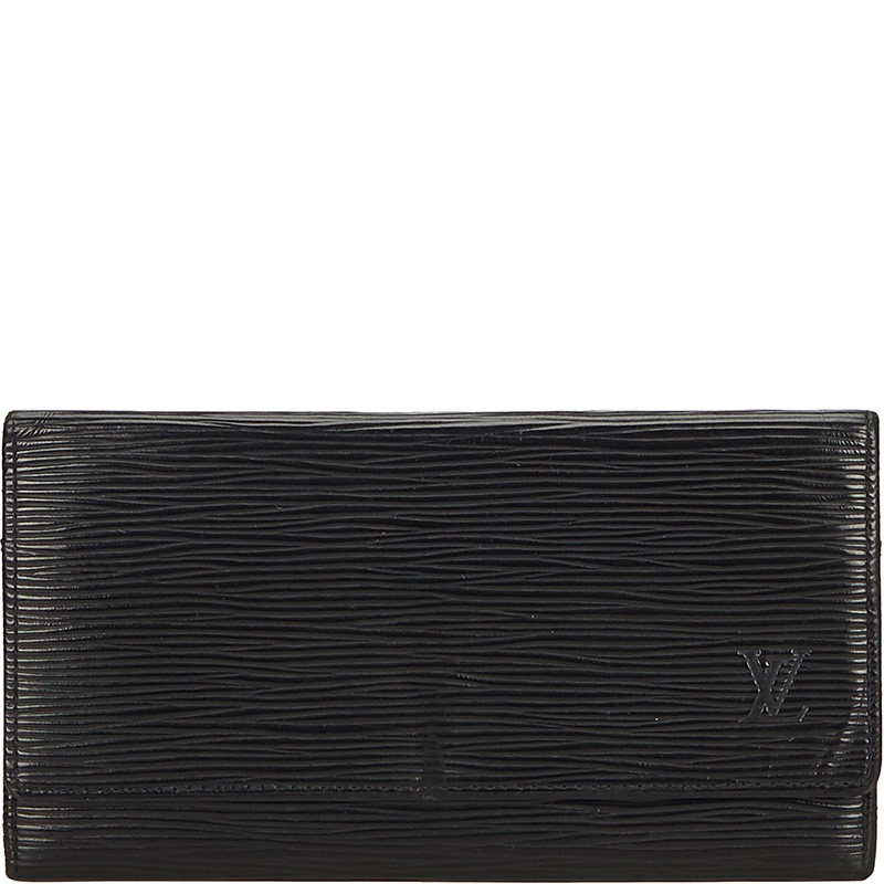 lv black epi wallet
