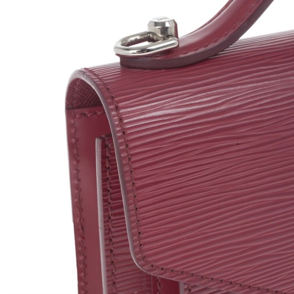 Louis Vuitton, Bags, Louis Vuitton Shoulder Bag Orange Pimon Epi Leather  Monceau Bb