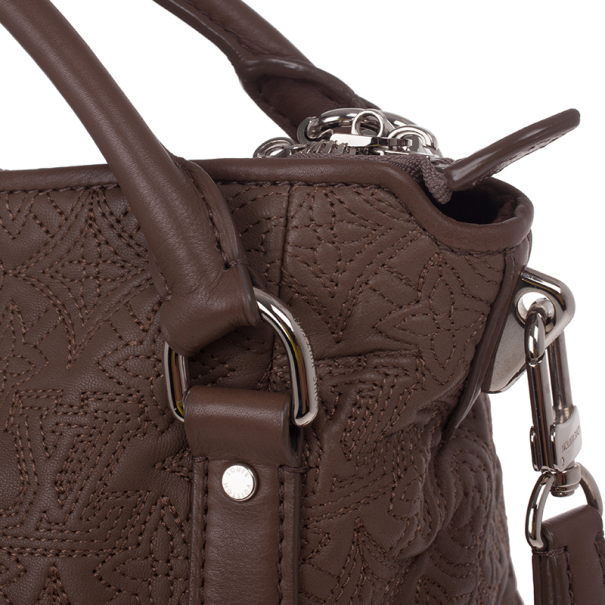 Louis Vuitton Gris Antheia Monogram Leather Ixia PM Bag ref.297393 - Joli  Closet