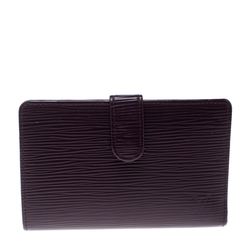مملوكة مسبقًا محفظة لوي فيتون جلد إيبي بنفسجية