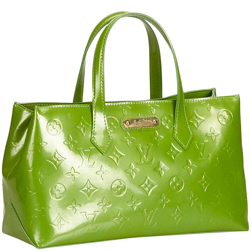 

Louis Vuitton Vernis Wilshire PM Everyday Bag, Green