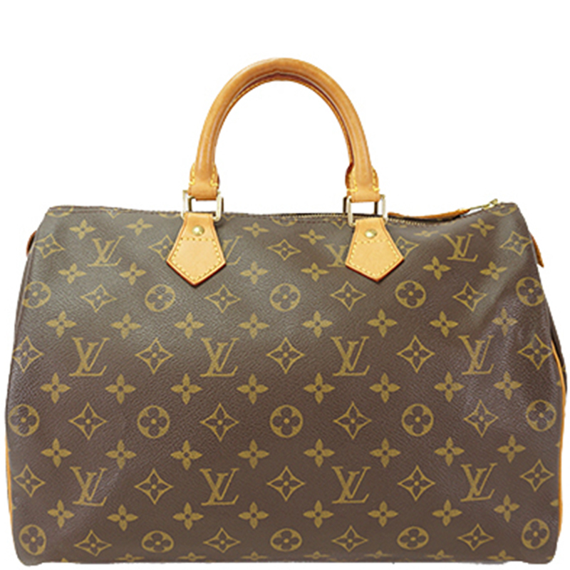 Pre Owned Louis Vuitton Monogram Canvas Speedy 35 Bag