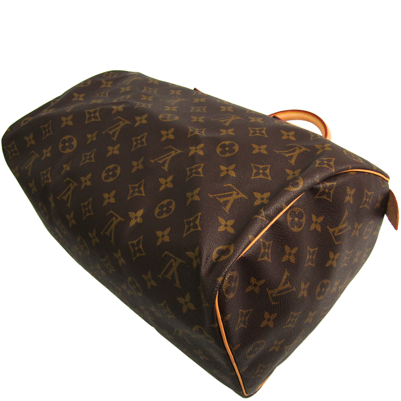 

Louis Vuitton Monogram Canvas Speedy 35 Bag, Brown
