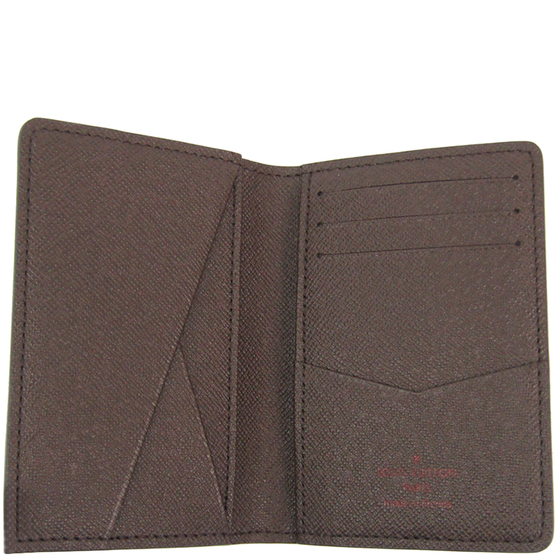 

Louis Vuitton Damier Ebene Canvas Pocket Organizer, Brown