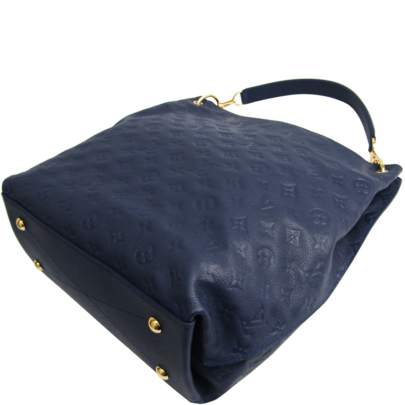 

Louis Vuitton Celeste Monogram Empreinte Leather Metis Bag, Navy blue