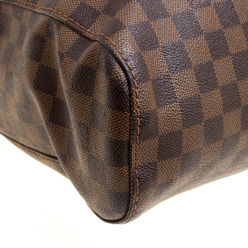 Portobello cloth handbag Louis Vuitton Brown in Cloth - 35613574