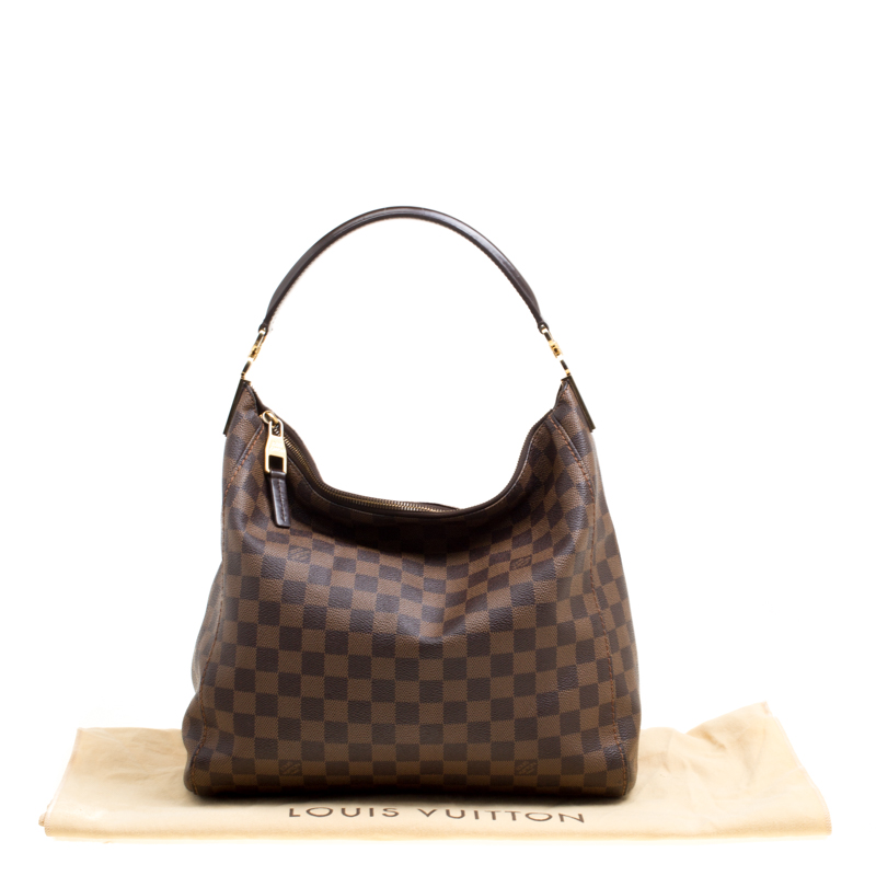 Louis Vuitton Shoulder Bag Damier Handbag Portobello Pm N41184 Brown Ladies