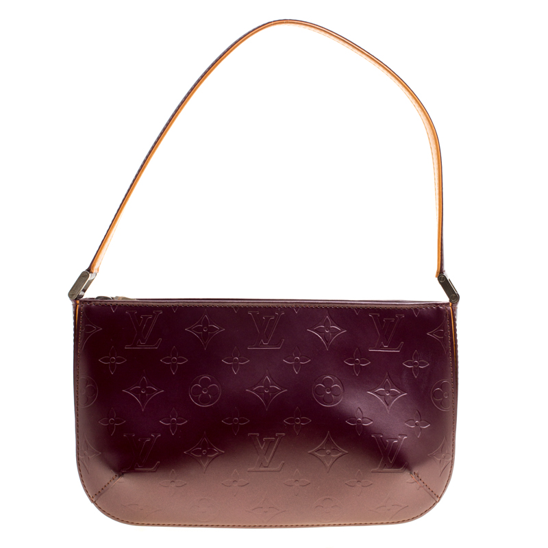 Louis Vuitton Burgundy Monogram Mat Fowler Bag Louis Vuitton