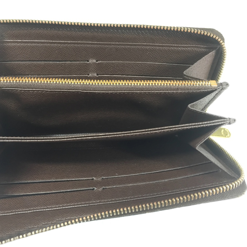 

Louis Vuitton Damier Ebene Canvas Zipper Wallet, Brown