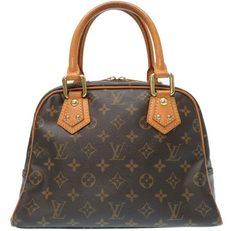 

Louis Vuitton Monogram Canvas Manhattan PM Bag, Brown