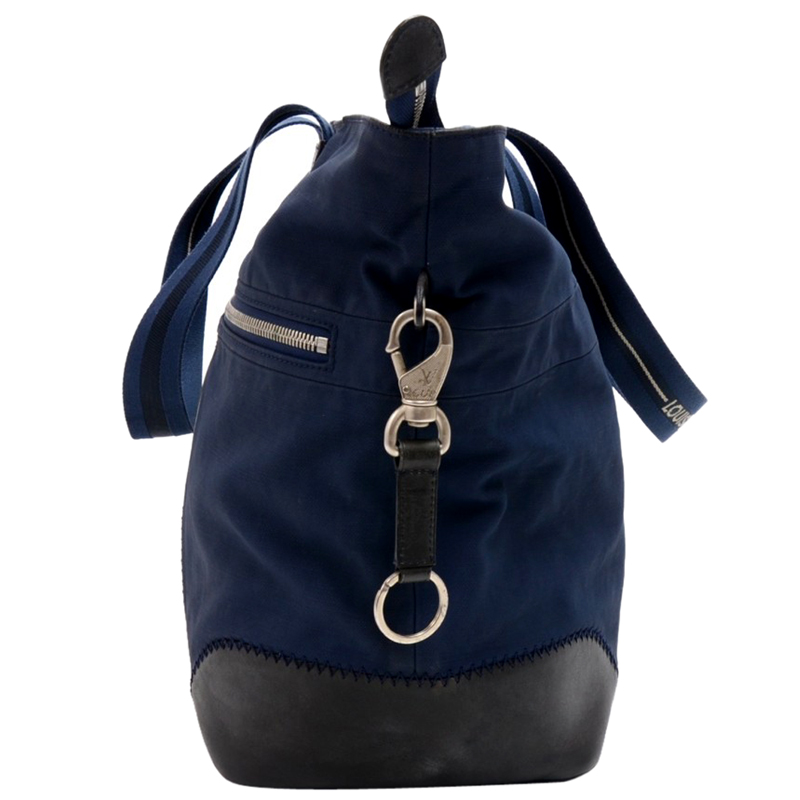

Louis Vuitton Blue Rubber Coated Canvas 2007 LV Cup Tote