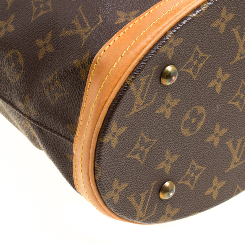 LOUIS VUITTON BROWN MONOGRAM CANVAS PETIT BUCKET BAG – RDB