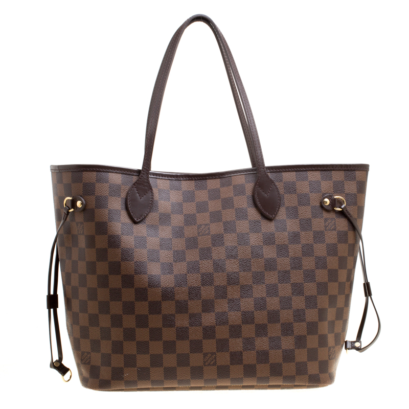 Louis Vuitton Damier Ebene Canvas Neverfull MM Bag