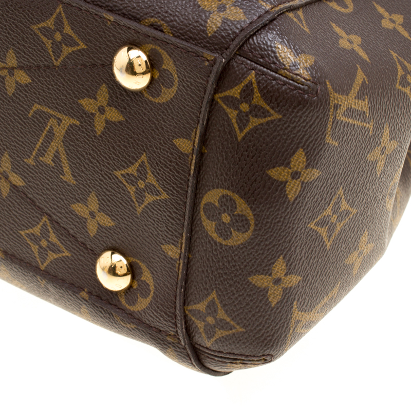 Montaigne cloth handbag Louis Vuitton Multicolour in Cloth - 34321751