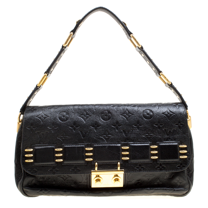 lv black shoulder bag