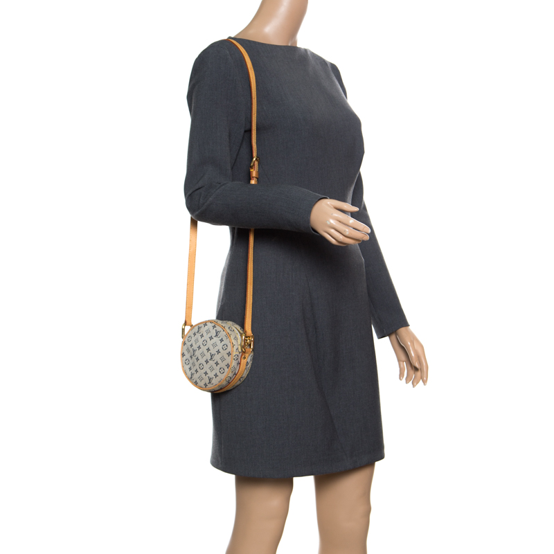 Louis Vuitton Encre Monogram Mini Lin Jeanne Bag