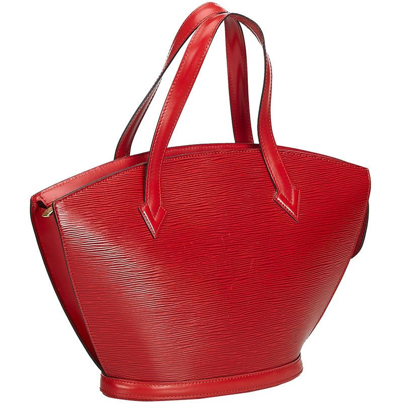 

Louis Vuitton Epi Saint Jacques Short Strap Everyday Bag, Red