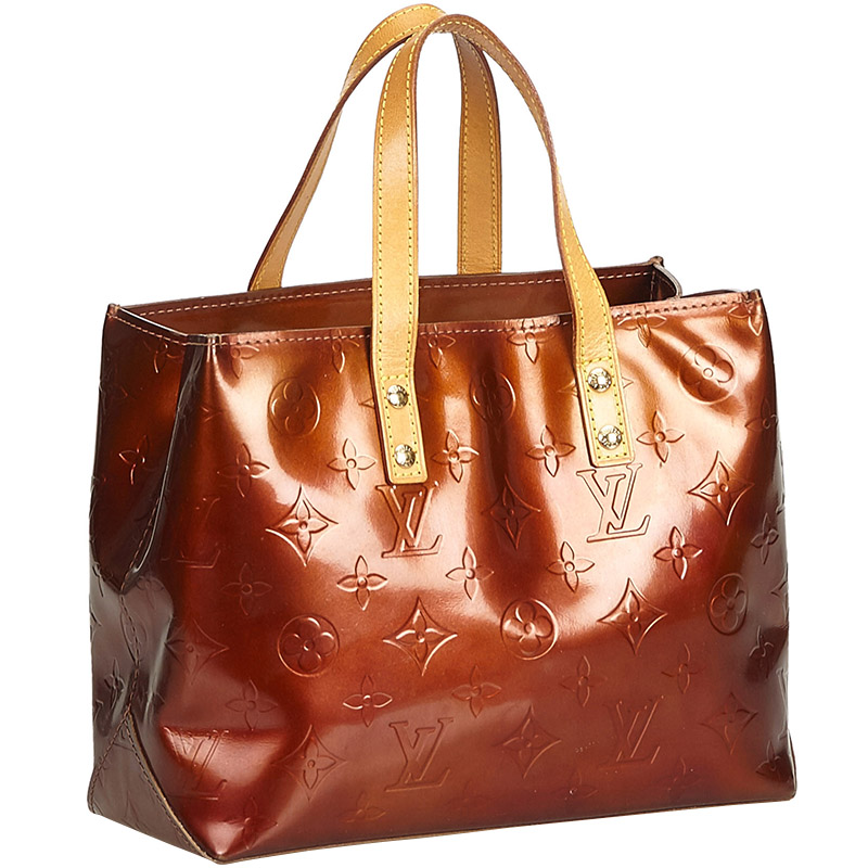 

Louis Vuitton Brown Monogram Vernis Reade PM Bag