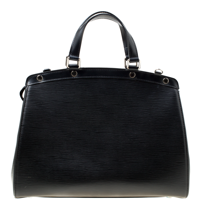 Pre Owned Louis Vuitton Black Epi Leather Brea GM Bag