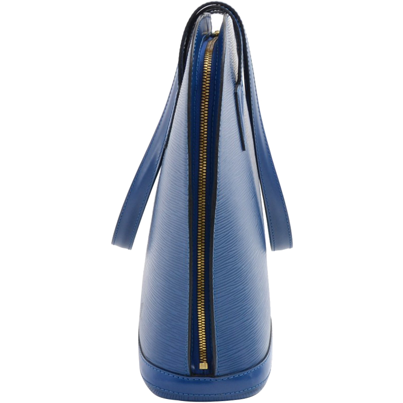 

Louis Vuitton Toledo Blue Epi Leather Lussac Bag