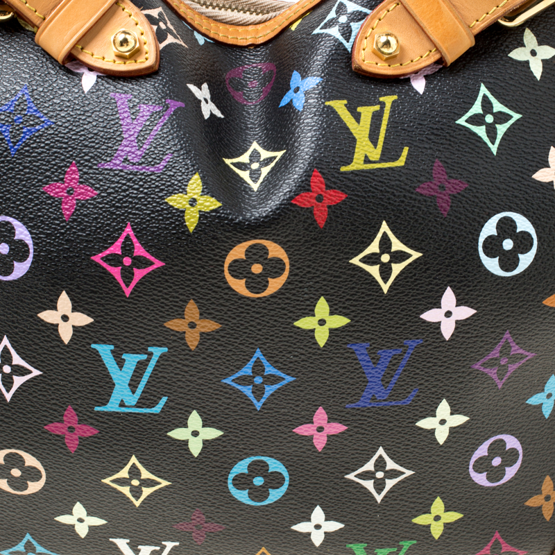 Preloved Louis Vuitton Greta Black Multicolore Monogram Shoulder Bag C –  KimmieBBags LLC
