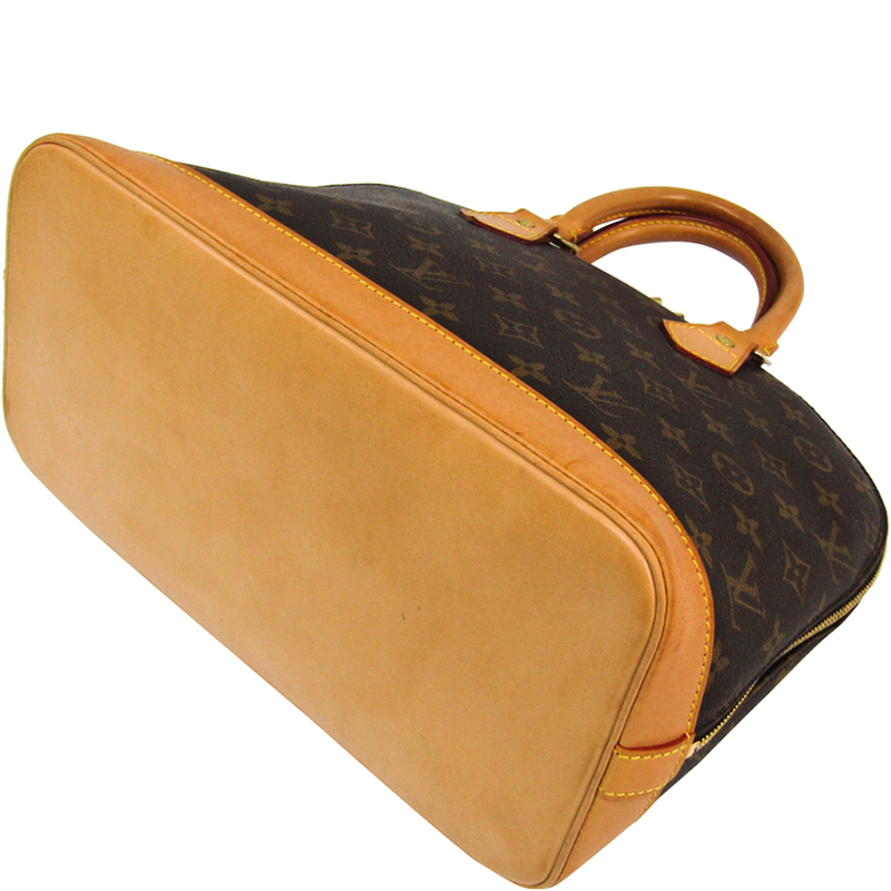 

Louis Vuitton Monogram Canvas Alma PM Bag, Brown