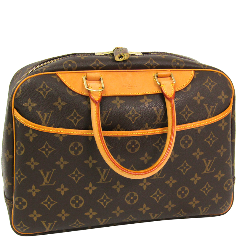 

Louis Vuitton Monogram Canvas Deauville Bag, Brown