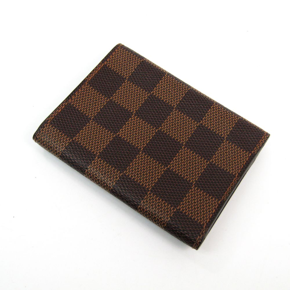 Louis Vuitton Damier Ebene Canvas Business Card Holder Louis Vuitton