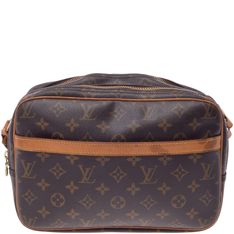 Pre Owned Louis Vuitton Monogram Canvas Reporter PM Bag