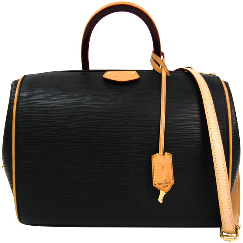 Louis Vuitton Noir Epi Leather Doc PM Bag
