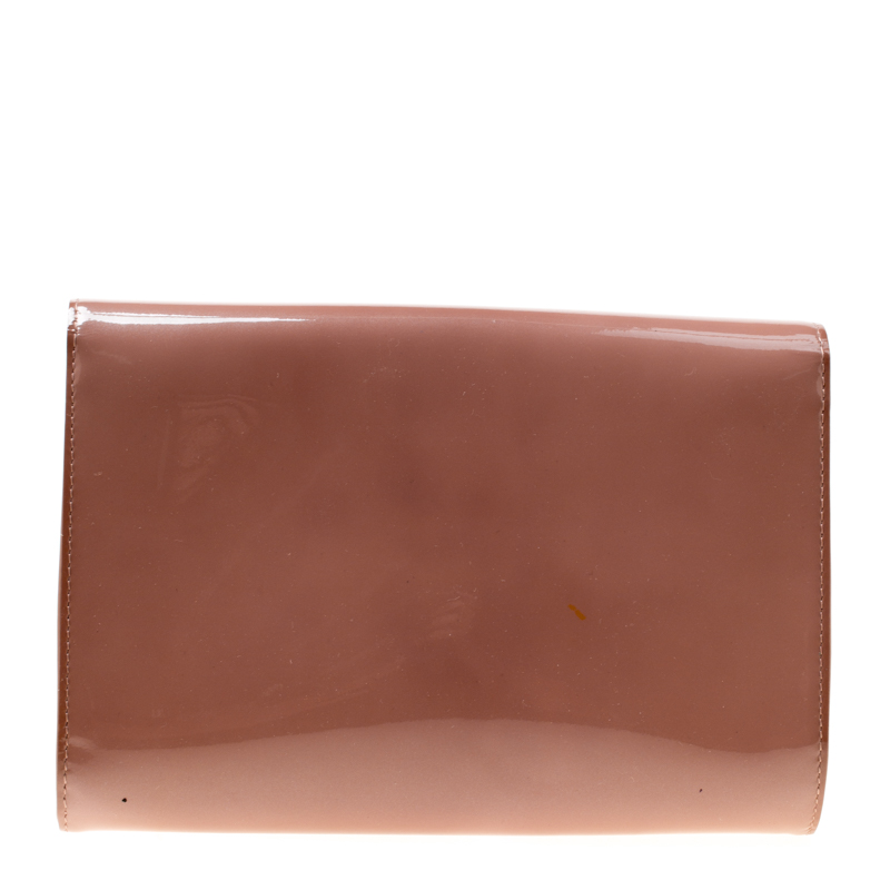 Louis Vuitton Sobe Rose Velour Vernis Louise Clutch – The Closet