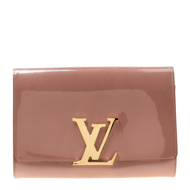 Louis Vuitton Amarante Monogram Vernis Ana Chain Clutch Louis Vuitton | The  Luxury Closet