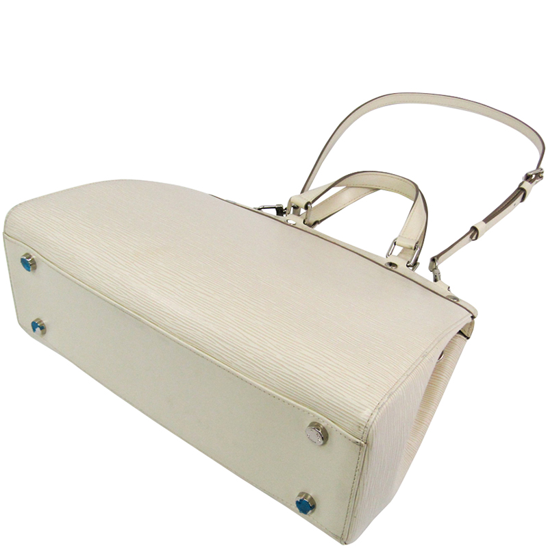 

Louis Vuitton Ivory Epi Leather Brea GM Bag, White